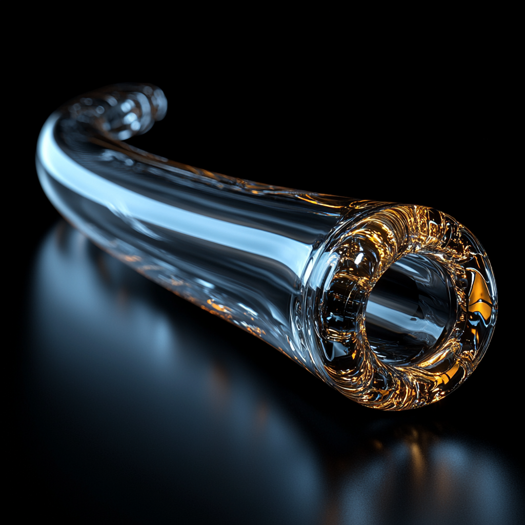SIGNATURE | Signature-Series Glass Flute Extended Length (20cm) (Tobacco & Herbal)